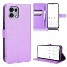 For TONE E22 Diamond Texture Leather Phone Case(Purple) - 1