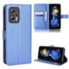 For Xiaomi Redmi Note 11T Pro 5G Diamond Texture Leather Phone Case(Blue) - 1