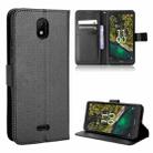 For Nokia C100 Diamond Texture Leather Phone Case(Black) - 1