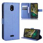 For Nokia C100 Diamond Texture Leather Phone Case(Blue) - 1