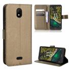 For Nokia C100 Diamond Texture Leather Phone Case(Brown) - 1