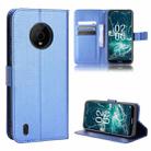 For Nokia C200 Diamond Texture Leather Phone Case(Blue) - 1