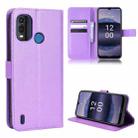 For Nokia G11 Plus Diamond Texture Leather Phone Case(Purple) - 1