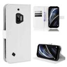 For Oukitel WP12 / WP12 Pro Diamond Texture Leather Phone Case(White) - 1