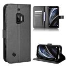 For Oukitel WP12 / WP12 Pro Diamond Texture Leather Phone Case(Black) - 1