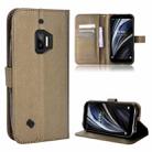 For Oukitel WP12 / WP12 Pro Diamond Texture Leather Phone Case(Brown) - 1