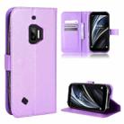 For Oukitel WP12 / WP12 Pro Diamond Texture Leather Phone Case(Purple) - 1