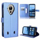 For Oukitel WP16 Diamond Texture Leather Phone Case(Blue) - 1