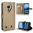 For Oukitel WP16 Diamond Texture Leather Phone Case(Brown) - 1