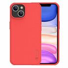 For iPhone 14 NILLKIN Frosted Shield Pro PC + TPU Phone Case (Red) - 1