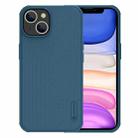 For iPhone 14 NILLKIN Frosted Shield Pro PC + TPU Phone Case (Blue) - 1