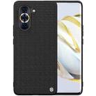 For Huawei nova 10 Pro NILLKIN 3D Texture Nylon Fiber PC+TPU Phone Case(Black) - 1