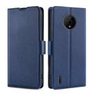 For Nokia C200 Ultra-thin Voltage Side Buckle Horizontal Flip Leather Phone Case(Blue) - 1