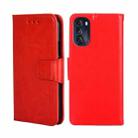 For Motorola Moto G 5G 2022 Crystal Texture Leather Phone Case(Red) - 1