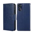 For Motorola Moto G 5G 2022 Crystal Texture Leather Phone Case(Royal Blue) - 1