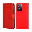 For OPPO A57 4G 2022 Crystal Texture Leather Phone Case(Red) - 1