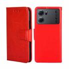 For OPPO K10 5G Crystal Texture Leather Phone Case(Red) - 1