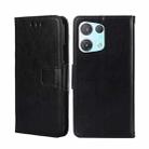 For OPPO Reno8 Pro 5G Crystal Texture Leather Phone Case(Black) - 1