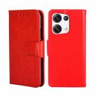 For OPPO Reno8 Pro+ 5G Crystal Texture Leather Phone Case(Red) - 1