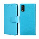 For TCL 30T/T603DL Crystal Texture Leather Phone Case(Light Blue) - 1