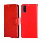 For TCL 30T/T603DL Crystal Texture Leather Phone Case(Red) - 1