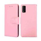 For TCL 30T/T603DL Crystal Texture Leather Phone Case(Pink) - 1