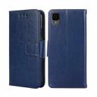 For TCL 30Z/T602DL Crystal Texture Leather Phone Case(Royal Blue) - 1