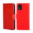 For TCL 303 Crystal Texture Leather Phone Case(Red) - 1