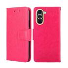 For Huawei Nova 10 Crystal Texture Leather Phone Case(Rose Red) - 1