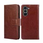 For Huawei Nova 10 Pro Crystal Texture Leather Phone Case(Brown) - 1