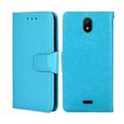 For Nokia C100 Crystal Texture Leather Phone Case(Light Blue) - 1