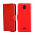 For Nokia C100 Crystal Texture Leather Phone Case(Red) - 1