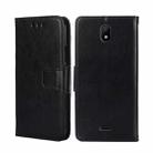 For Nokia C100 Crystal Texture Leather Phone Case(Black) - 1