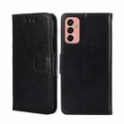 For Samsung Galaxy M13 Crystal Texture Leather Phone Case(Black) - 1