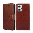 For Xiaomi Redmi Note 11T Pro 5G/Note 11T Pro+ 5G Crystal Texture Leather Phone Case(Brown) - 1