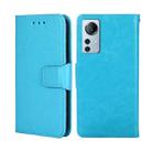 For Xiaomi 12 Lite Crystal Texture Leather Phone Case(Light Blue) - 1