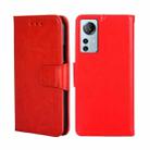 For Xiaomi 12 Lite Crystal Texture Leather Phone Case(Red) - 1