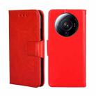 For Xiaomi 12S Ultra Crystal Texture Leather Phone Case(Red) - 1