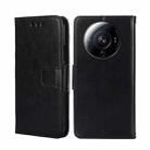 For Xiaomi 12S Ultra Crystal Texture Leather Phone Case(Black) - 1