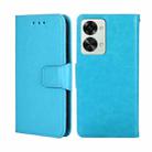 For OnePlus Nord 2T Crystal Texture Leather Phone Case(Light Blue) - 1