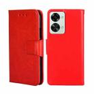 For OnePlus Nord 2T Crystal Texture Leather Phone Case(Red) - 1