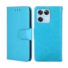 For OnePlus Ace Racing Crystal Texture Leather Phone Case(Light Blue) - 1