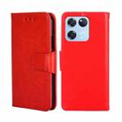 For OnePlus Ace Racing Crystal Texture Leather Phone Case(Red) - 1