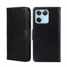 For OnePlus Ace Racing Crystal Texture Leather Phone Case(Black) - 1