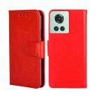 For OnePlus Ace/10R Crystal Texture Leather Phone Case(Red) - 1