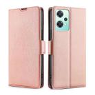 For OnePlus Nord CE 2 Lite 5G Ultra-thin Voltage Side Buckle Horizontal Flip Leather Phone Case(Rose Gold) - 1