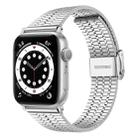 Steel Watch Band For Apple Watch Ultra 49mm / Series 8&7 45mm / SE 2&6&SE&5&4 44mm / 3&2&1 42mm(Silver) - 1