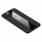 For iPhone 14 XINLI Stitching Cloth Textue TPU Phone Case (Black) - 1