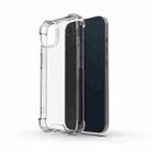 For iPhone 14 Plus Four-corner Airbag Anti-fall Phone Case (Transparent) - 1