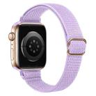 Small Waist Nylon Watch Band For Apple Watch Ultra 49mm / Series 8&7 45mm / SE 2&6&SE&5&4 44mm / 3&2&1 42mm(Purple) - 1
